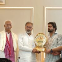 रैली का न्यौता देने पहुंचे राजकुमार भाटी