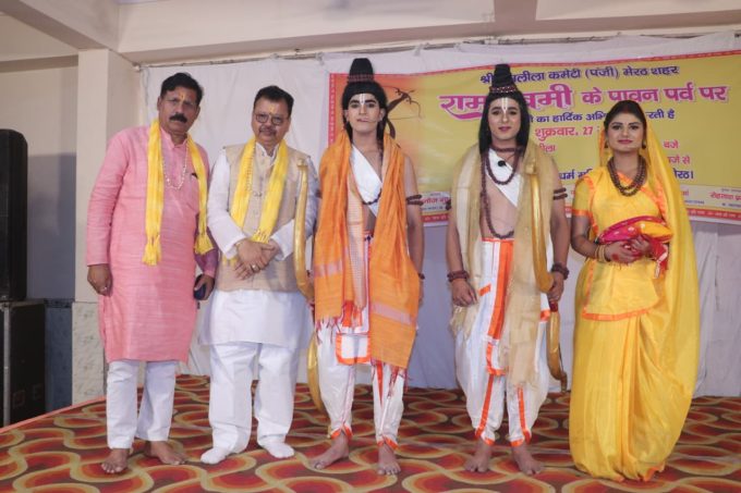 बुढानागेट मंदिर में सीता हरण लीला का मंचन व भंडारा