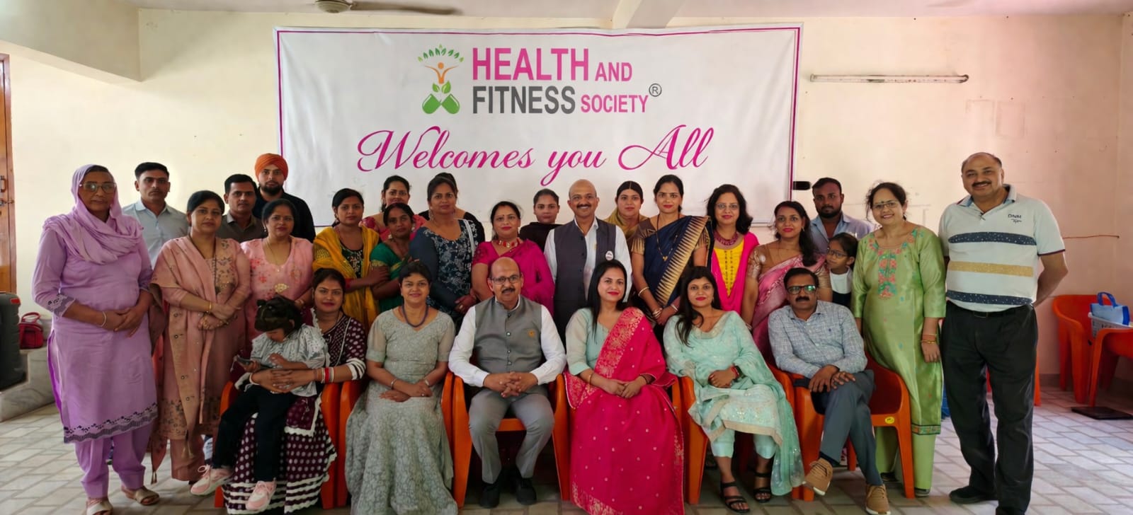  संतोष वाटिका में फिट इंडिया मूवमेंट  की वर्कशॉप