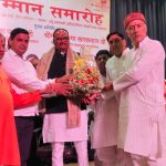 आदेश फौजी ने डिप्टी सीएम को किया सम्मानित