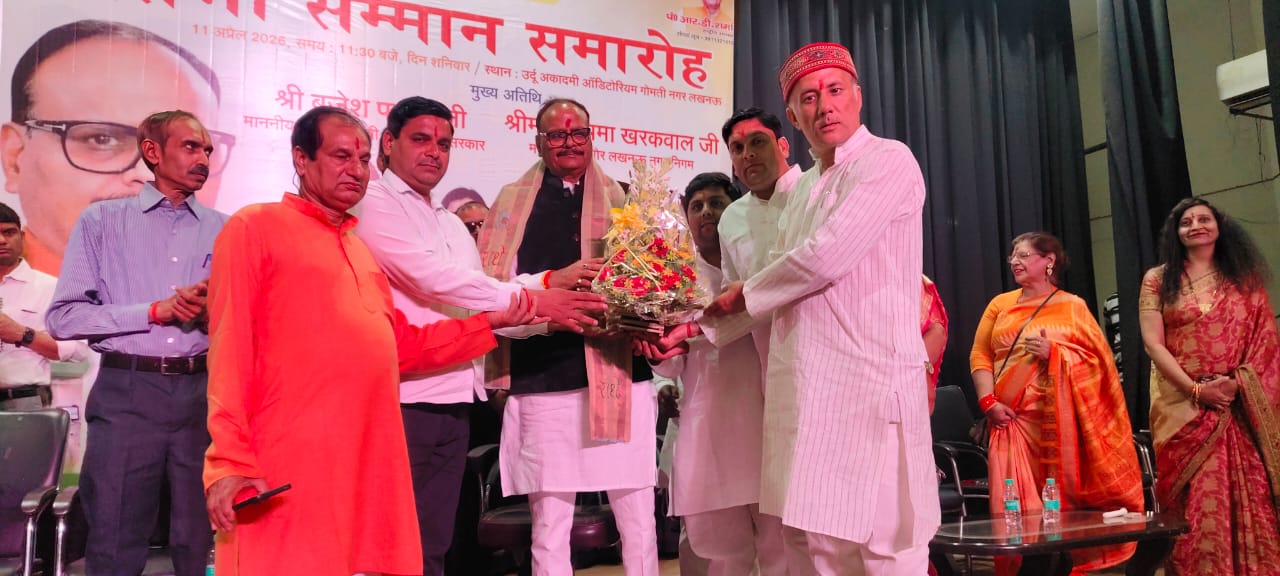 आदेश फौजी ने डिप्टी सीएम को किया सम्मानित