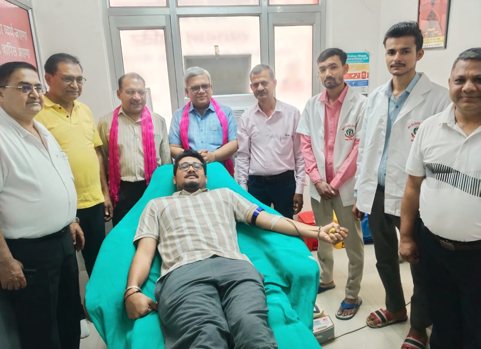 भारत विकास परिषद ने लगाया रक्तदान शिविर