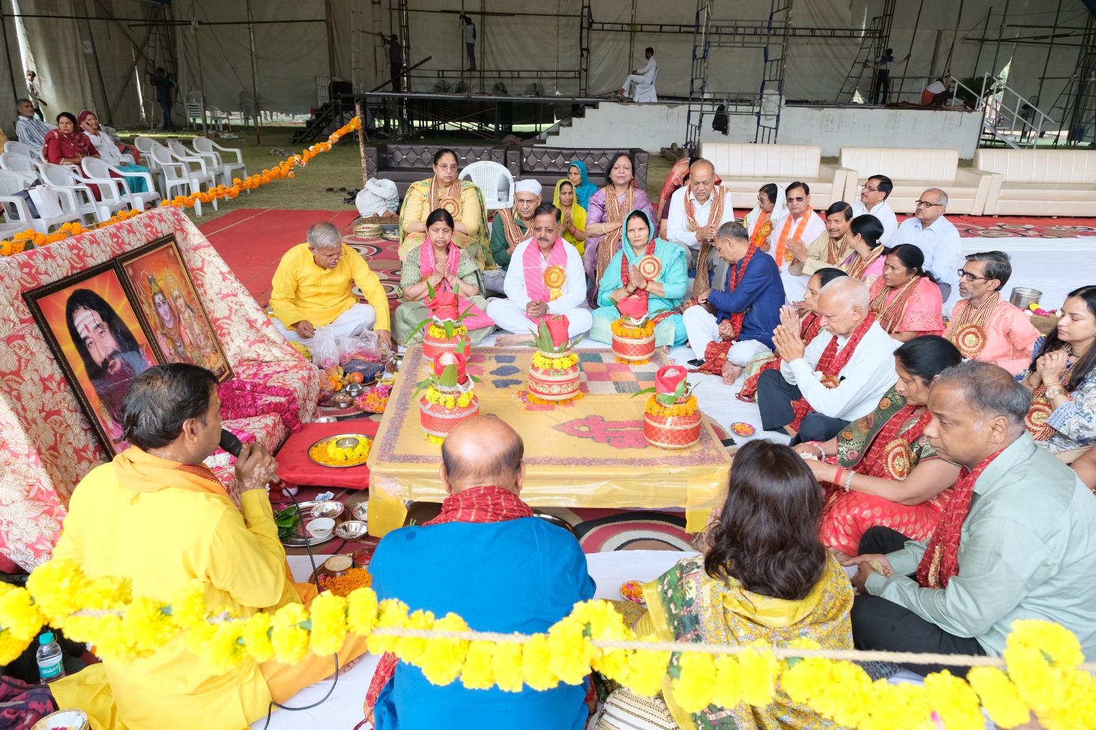 हवन के साथ शिव कथा का समापन