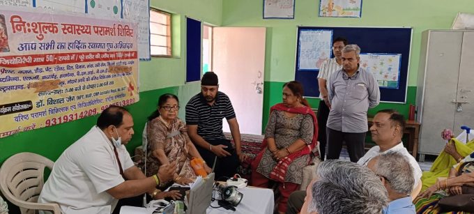 वैश्य समाज, मेरठ महानगर का स्वास्थ्य जाँच शिविर