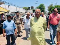 उलटा बहर रहा नाला. सिर पकड़ लिया नेताओं और अफसरों ने