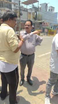 आवास विकास के अफसर पहुंचे नई सड़क मचा हड़कंप