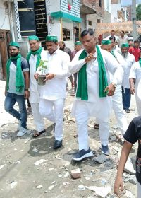 विश्व पर्यावरण दिवस पर भाकियू इण्डिया ने किया पौधारोपण