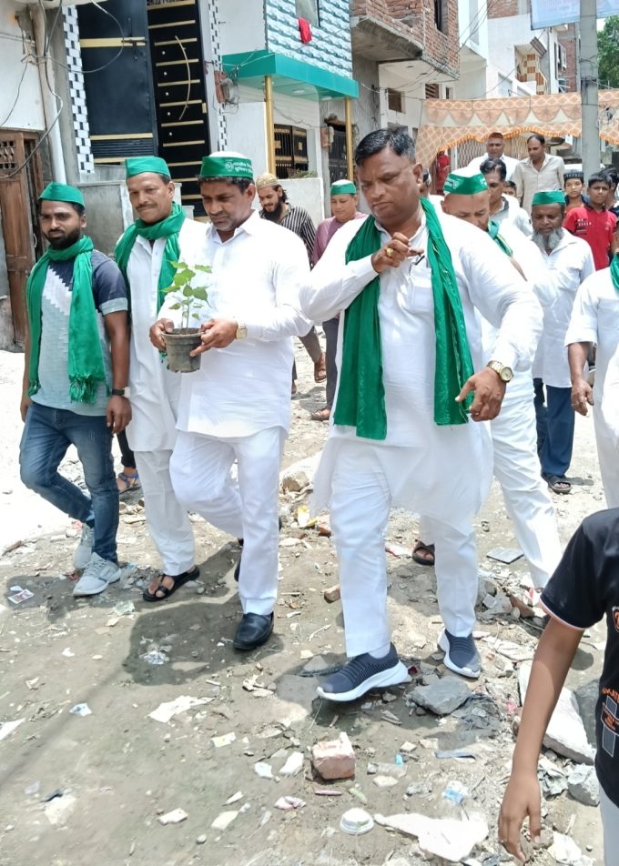 विश्व पर्यावरण दिवस पर भाकियू इण्डिया ने किया पौधारोपण