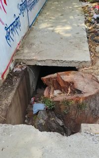 बारिश में पड़ेगी भारी ठेकेदार की कारगुजारी