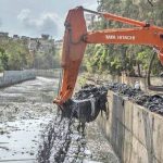 रात में करायी जा रही है शहर के बड़े नालों की सफाई