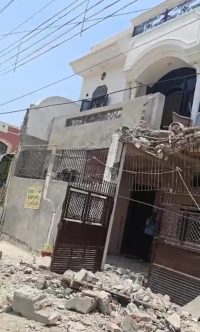 शास्त्रीनगर में मकानों के सैटबैक तोड़े लोगों में डर और दहशत