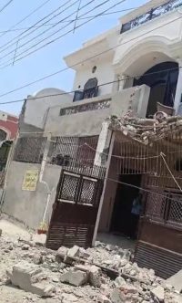 शास्त्रीनगर में दूसरे दिन भी जेसीबी के पहिये रहे थमे