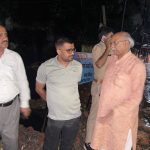 खबर मिलते ही भीगते पहुंच गए कैंट विधायक