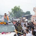 भाजयुमो प्रदेश अध्यक्ष का जोरदार स्वागत