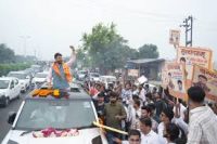 भाजयुमो प्रदेश अध्यक्ष का जोरदार स्वागत