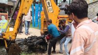 शहर के "खुले नाले बने मौत के कुंए
