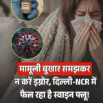 दिल्ली एनसीआर स्वाइन फ्लू के शिकंजे में