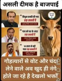 बीफ पर भाजपा के बड़े नेताओं को डबल स्टैंड