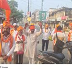 शिवसेना ने निकाली श्री दुर्गा माता दौड़