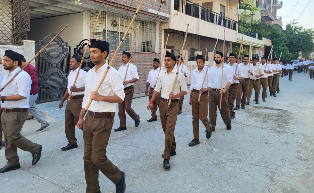 RSS 120 स्थानों पर विजयदशमी कार्यक्रम